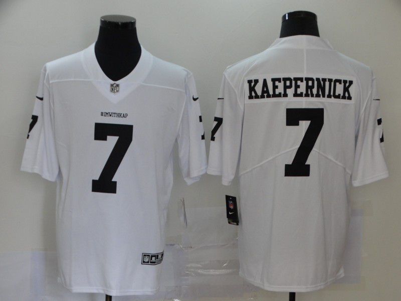 Men San Francisco 49ers 7 Kaepernick White Nike Vapor Untouchable Limited NFL Jersey